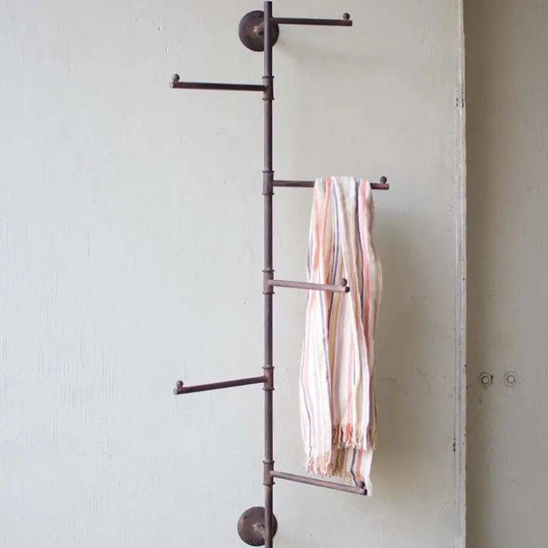 Rustic Wall Swivel Rack