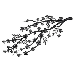 Sakura Flower Branch Metal Wall Art
