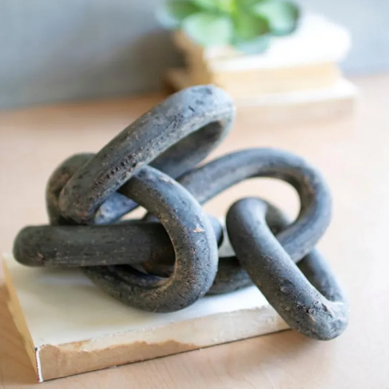 Sculpted Gray Clay Chain
