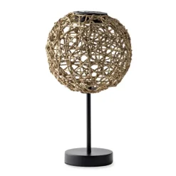 Seagrass Tabletop Solar Lantern