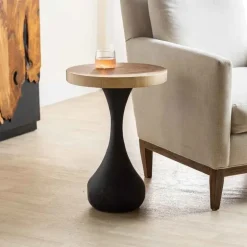 Serang Suar Wood Side Table