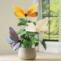 Set of 3 Botanical Butterflies