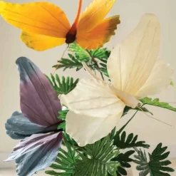 Set of 3 Botanical Butterflies