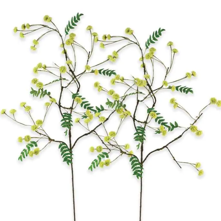 Set of 2 Faux Yellow Wildflowers