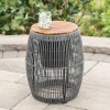 Seville Acacia Side Table