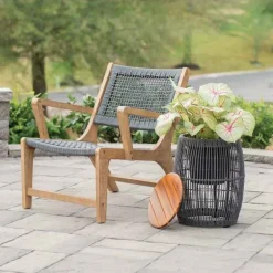 Seville Acacia Side Table