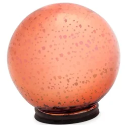 Small Mercury Glass Gazing Ball, 6" dia. - Copper