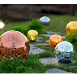 Small Mercury Glass Gazing Ball, 6
