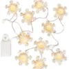 Snowflake LED Lighted Paper Garland