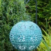 Soji Stella Boho Globe Solar Lantern - Emerald