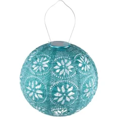 Soji Stella Boho Globe Solar Lantern - Emerald
