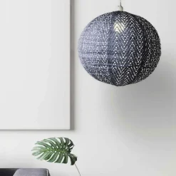 Soji Stella Nova Boho Indoor/Outdoor Tyvek Pendant Lamp, 18