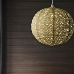 Soji Stella Nova Boho Indoor/Outdoor Tyvek Pendant Lamp, 18