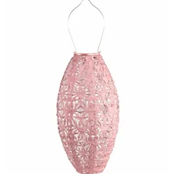 Soji Stella Wildflower Solar Lantern - Blush