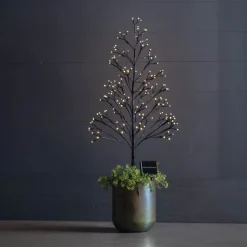 Solar Tree with 8 Function Twinkle Effect, 48"H