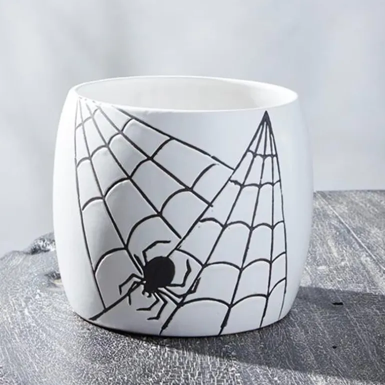 Spiderweb Ceramic Pot, Large