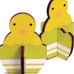 Spring Chick Decorations, Set of 8