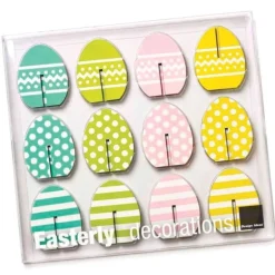 Spring Egg Decorations, Set of 12