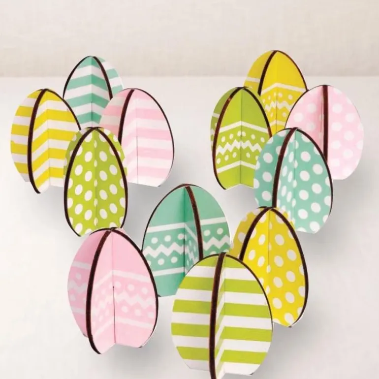 Spring Egg Decorations, Set of 12