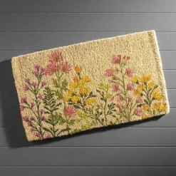 Spring Garden Coir Door Mat