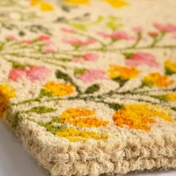 Spring Garden Coir Door Mat