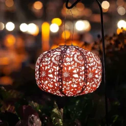 Sunflower Solar Lantern - Clay
