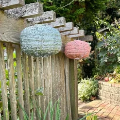 Sunflower Solar Lantern - Clay