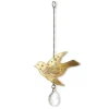 Surya Bird Engraved Brass Suncatcher