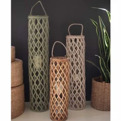 Tall Willow Lanterns, set of 3