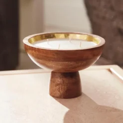 Tanner Footed 4-Wick Candle
