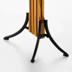Teak Wood Garden Tower Indoor/Outdoor Plant Stand, 3 Rings