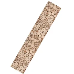 Teak Wood Sliced Table Runner