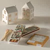 Tea Light Cottage Candleholders, Set of 2