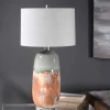Terracotta Glazed Table Lamp