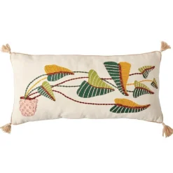 Thrive Plant Lumbar Throw Pillow