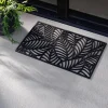Tropical Leaf Rubber Doormat