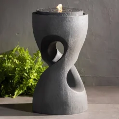 Twist LED Lighted Fountain