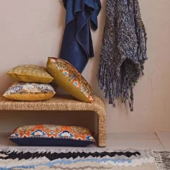 Velvet Tibetan Tiger Lumbar Pillow