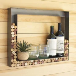 Wall Bar and Wine Cork Holder