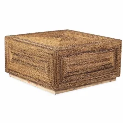 Woven Seagrass Square Coffee Table