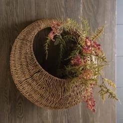 Woven Vine Wall Basket