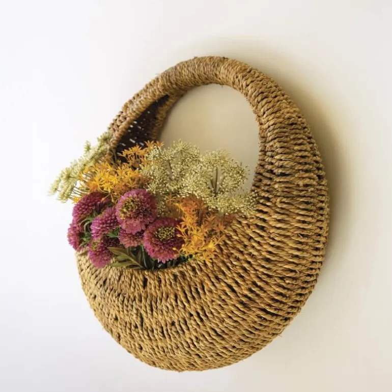 Woven Vine Wall Basket
