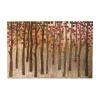 Woven Water Hyacinth Shimmering Forest Wall Decor