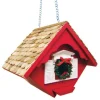 Wren Cottage Birdhouse - Red