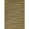 5' x 8' Indoor/Outdoor Green Stripes Rug