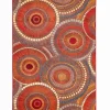 3' x 5' Indoor/Outdoor Saffron Circles Rug