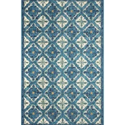 5' x 8' Madrid Indoor/Outdoor Rug (blue)