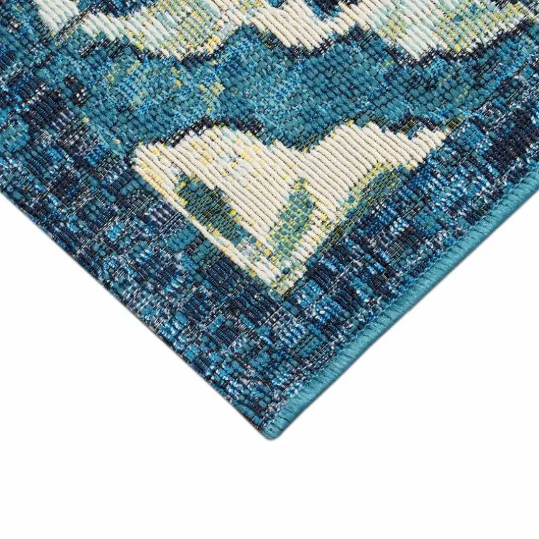 5' x 8' Madrid Indoor/Outdoor Rug (blue)