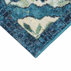 3' x 5' Madrid Indoor/Outdoor Rug (blue)