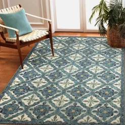 3' x 5' Madrid Indoor/Outdoor Rug (blue)